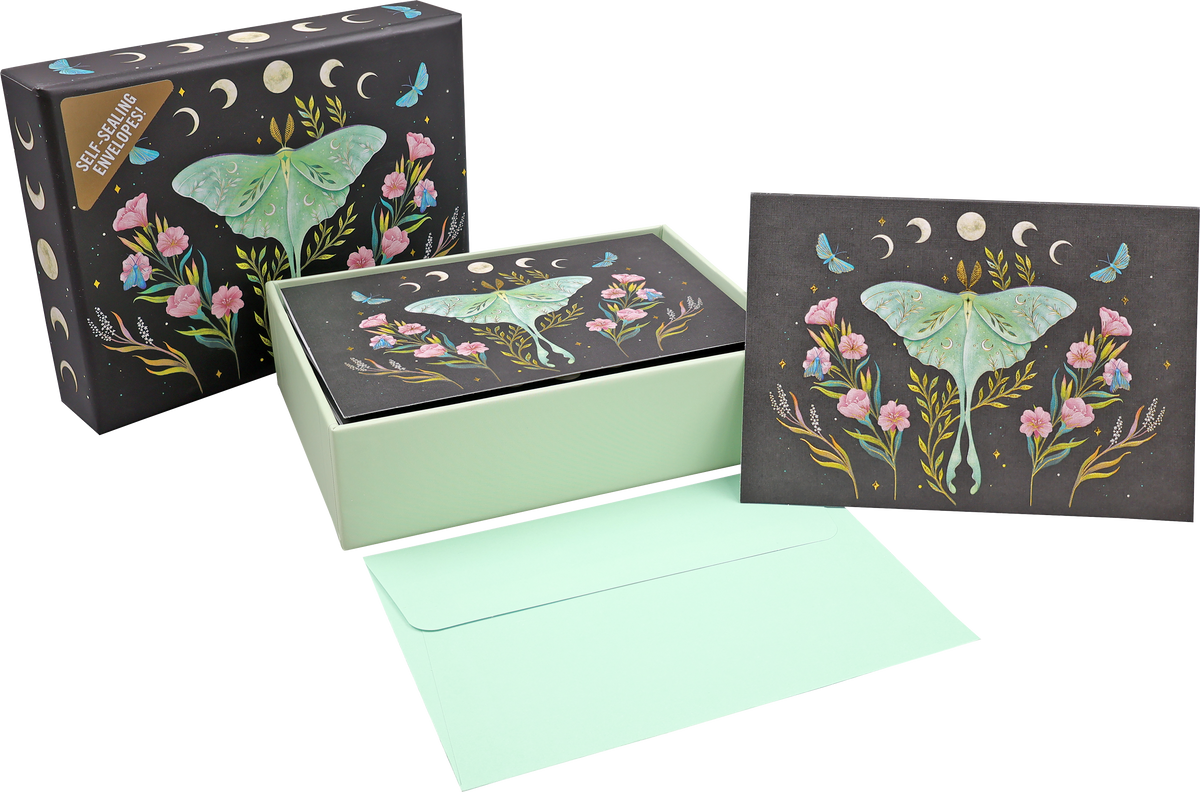 Luna Moth Note Cards