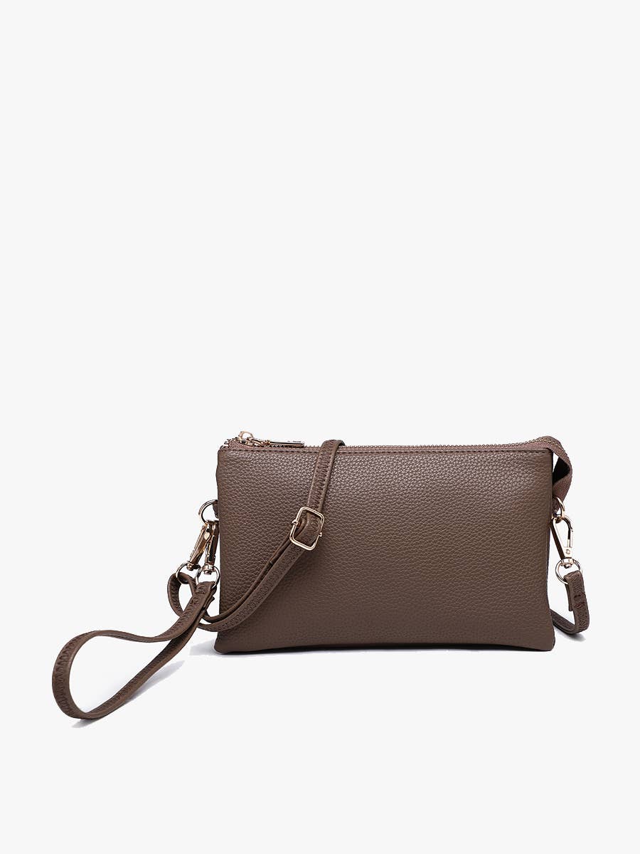 Riley Monogrammable 3 Compartment Crossbody/Wristlet | M013