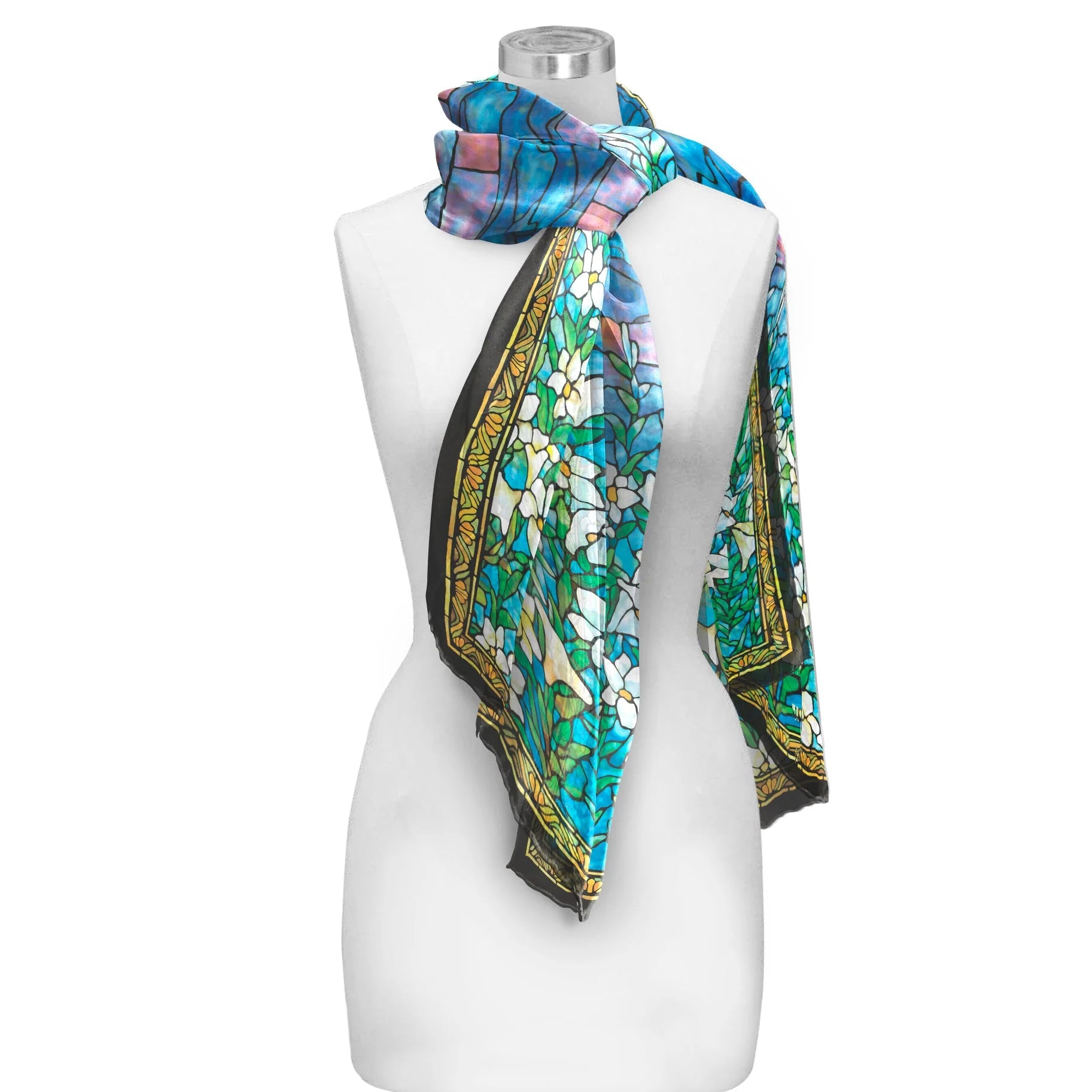Tiffany Field of Lillies Sheer Scarf