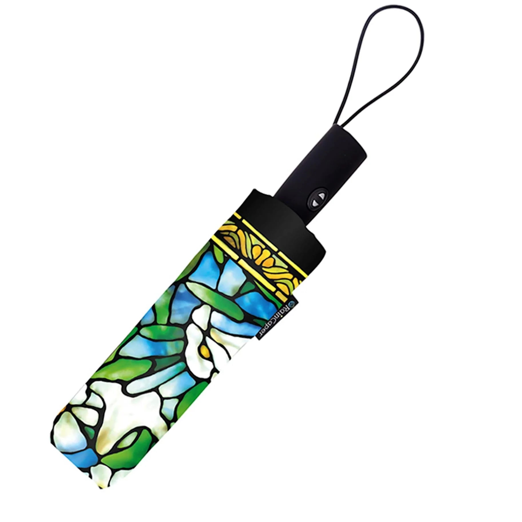 Tiffany Field of Lillies Folding Travel Umbrella