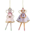 Cat and Dog Resin Angel Ornaments