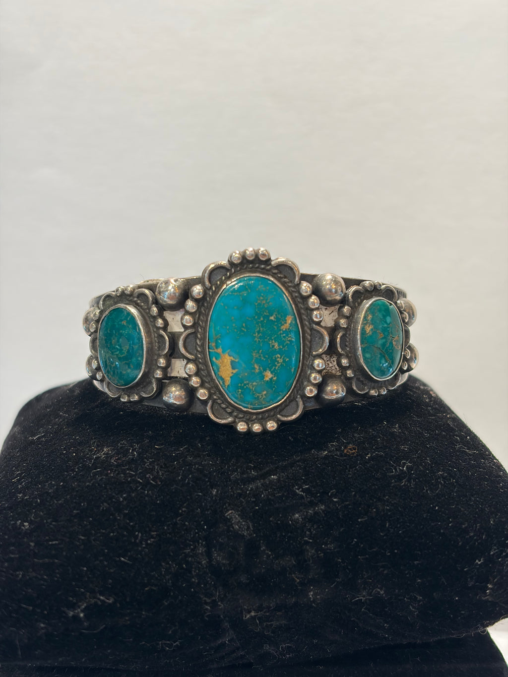 green turquoise cuff 