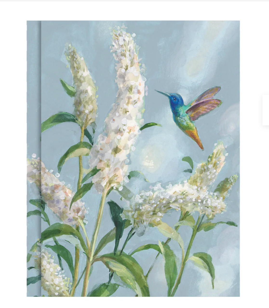 Little Hummingbird Note Pad /  Purse Pad with Pen