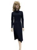 vintage 1980s leslie fay black dress