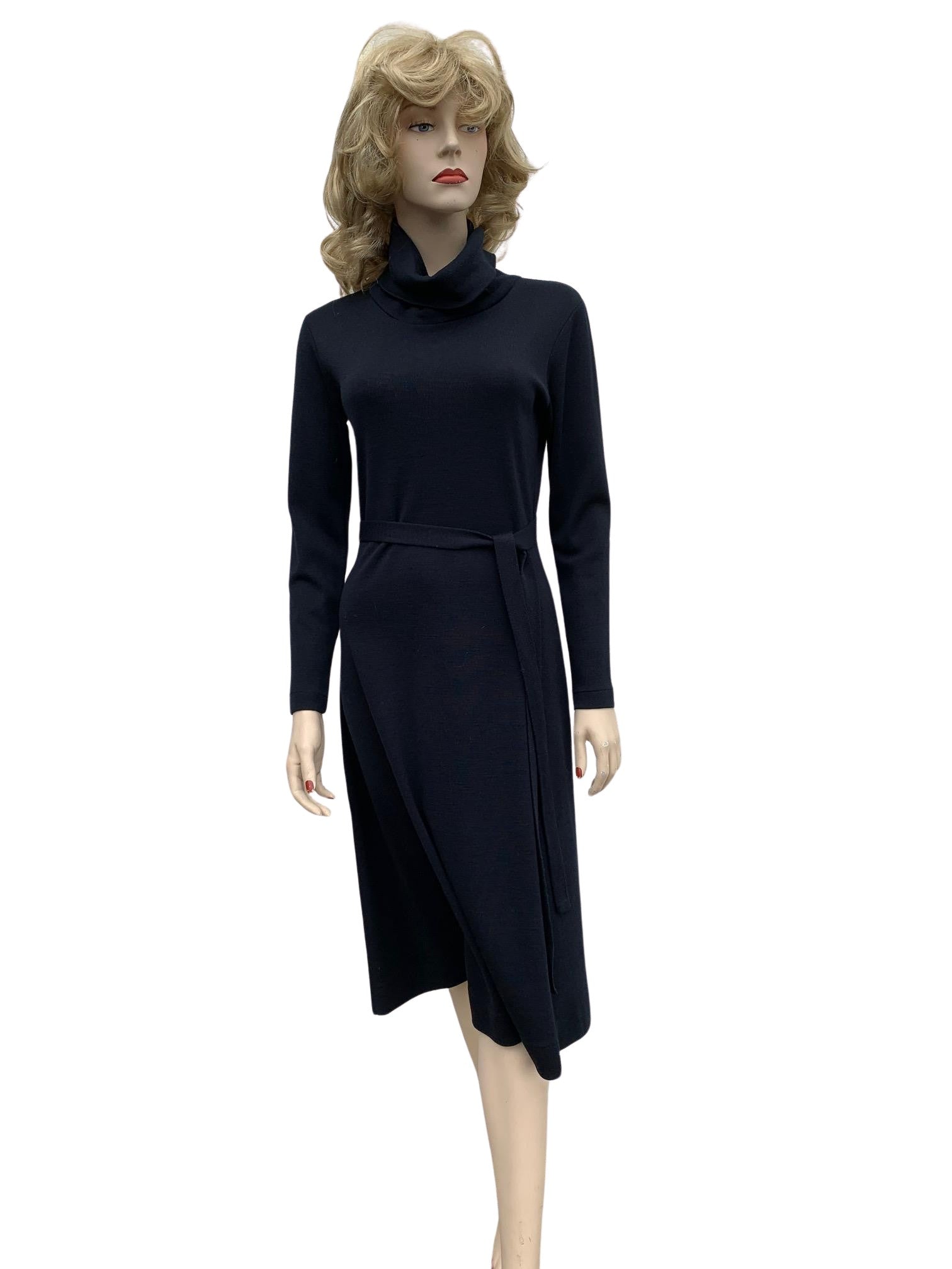 vintage 1980s leslie fay black dress
