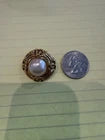 Gold and Pearl Vintage 1980'S Chanel Clip on Earrings