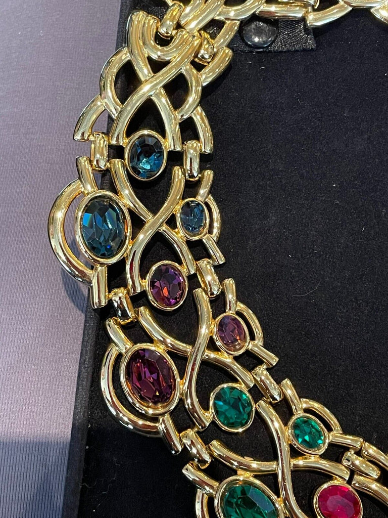 Vintage Napier Byzantium Crystal Necklace