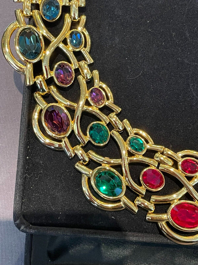 Vintage Napier Byzantium Crystal Necklace