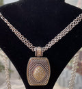 vintage andrea candela sterling 18k diamond necklace 