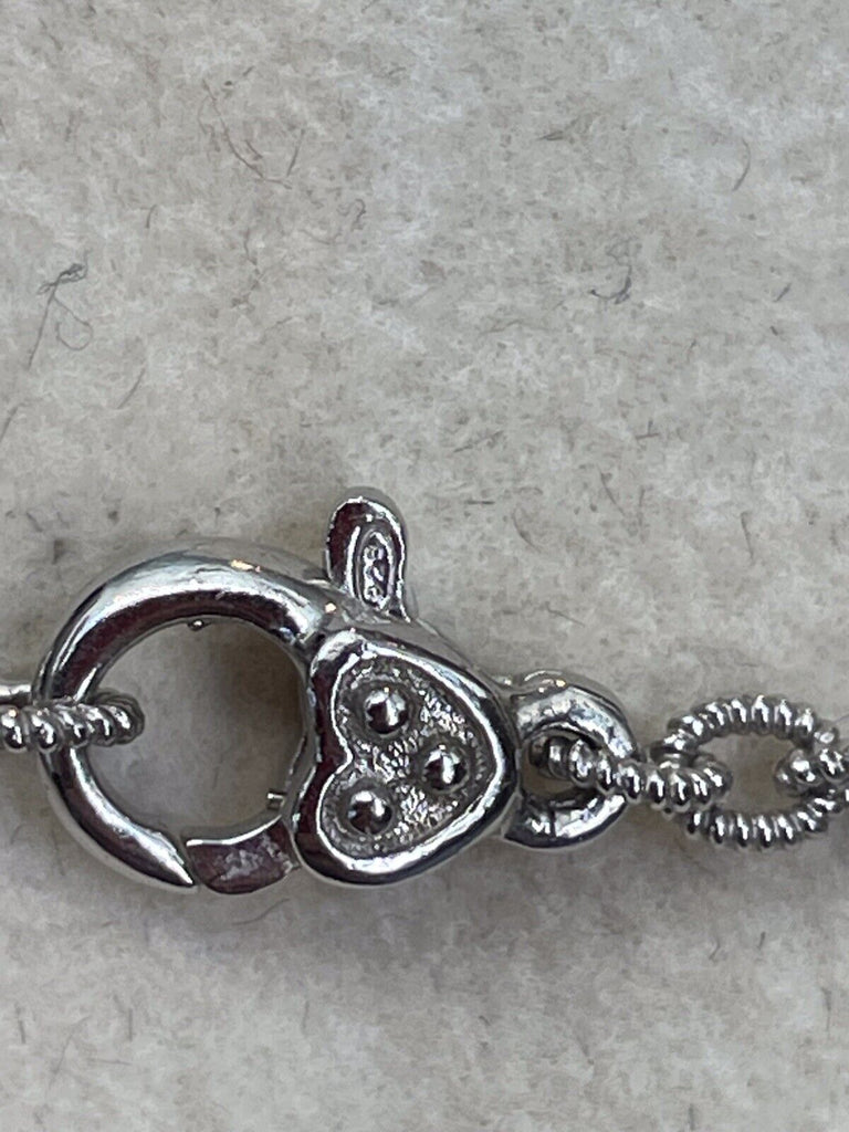 Judith Ripka Sterling 18k white sapphire Necklace