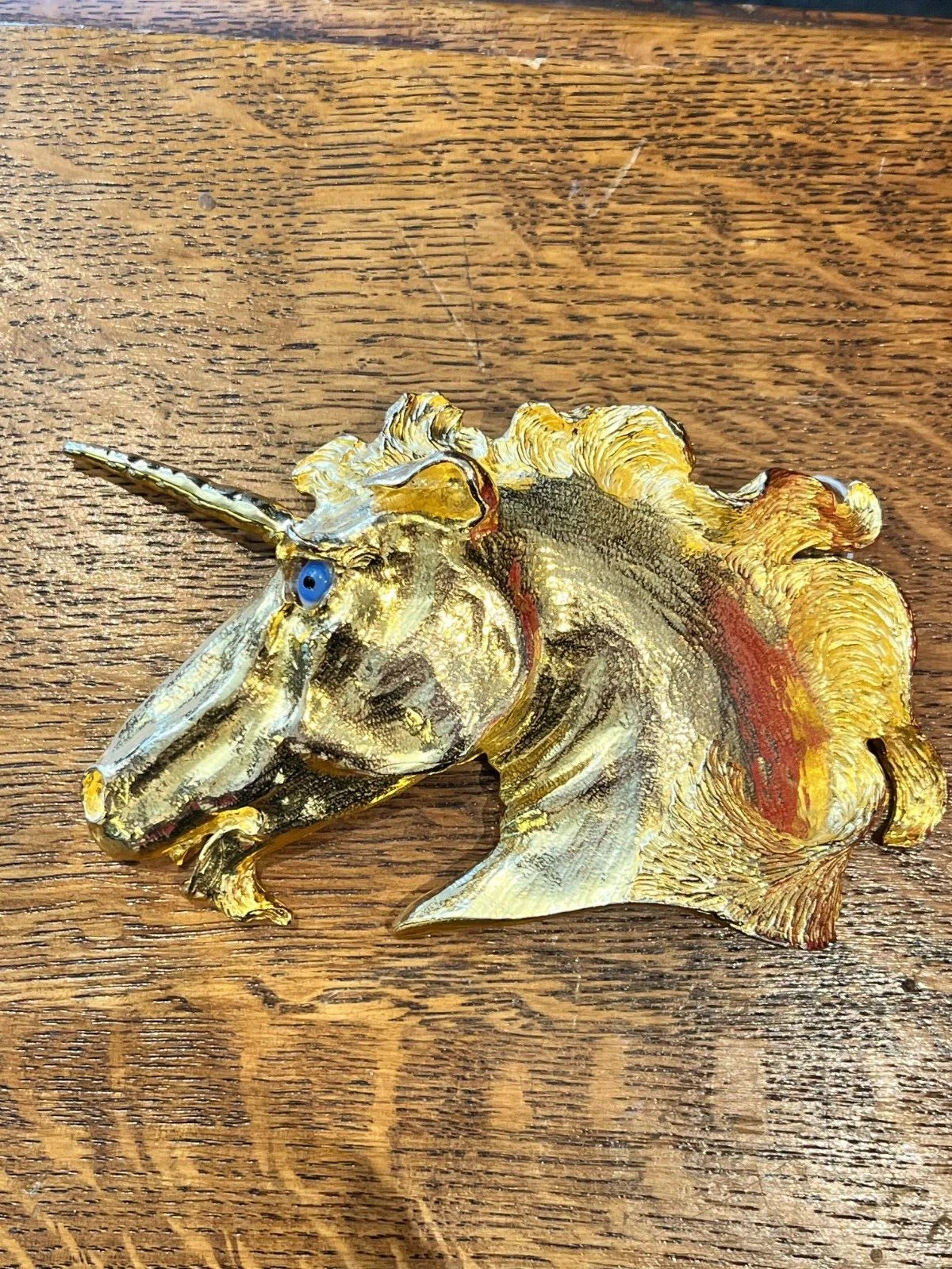 Christopher Ross Unicorn Belt Buckle-unworn