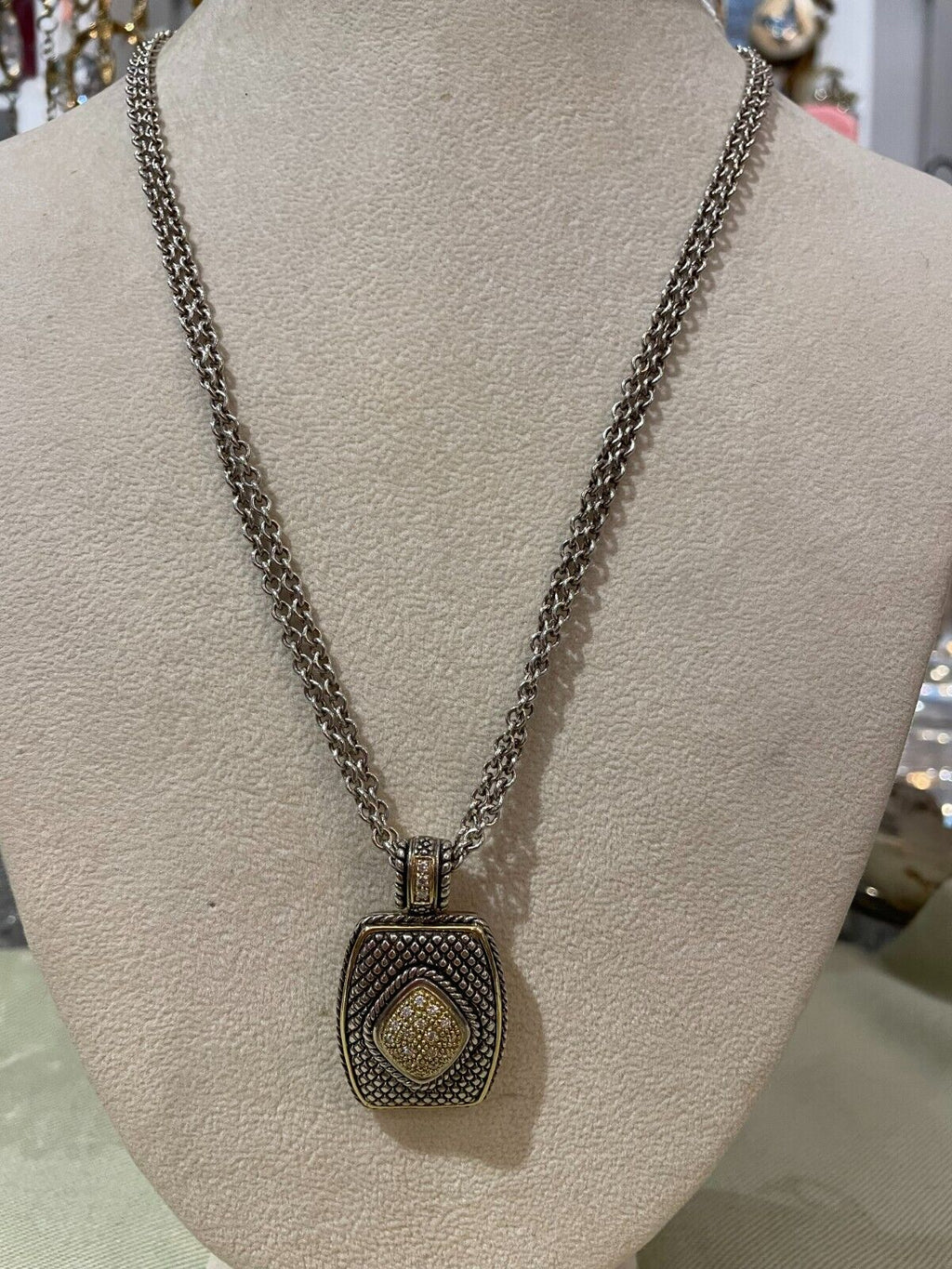 Andrea Candela Sterling, 18k Diamond Necklace