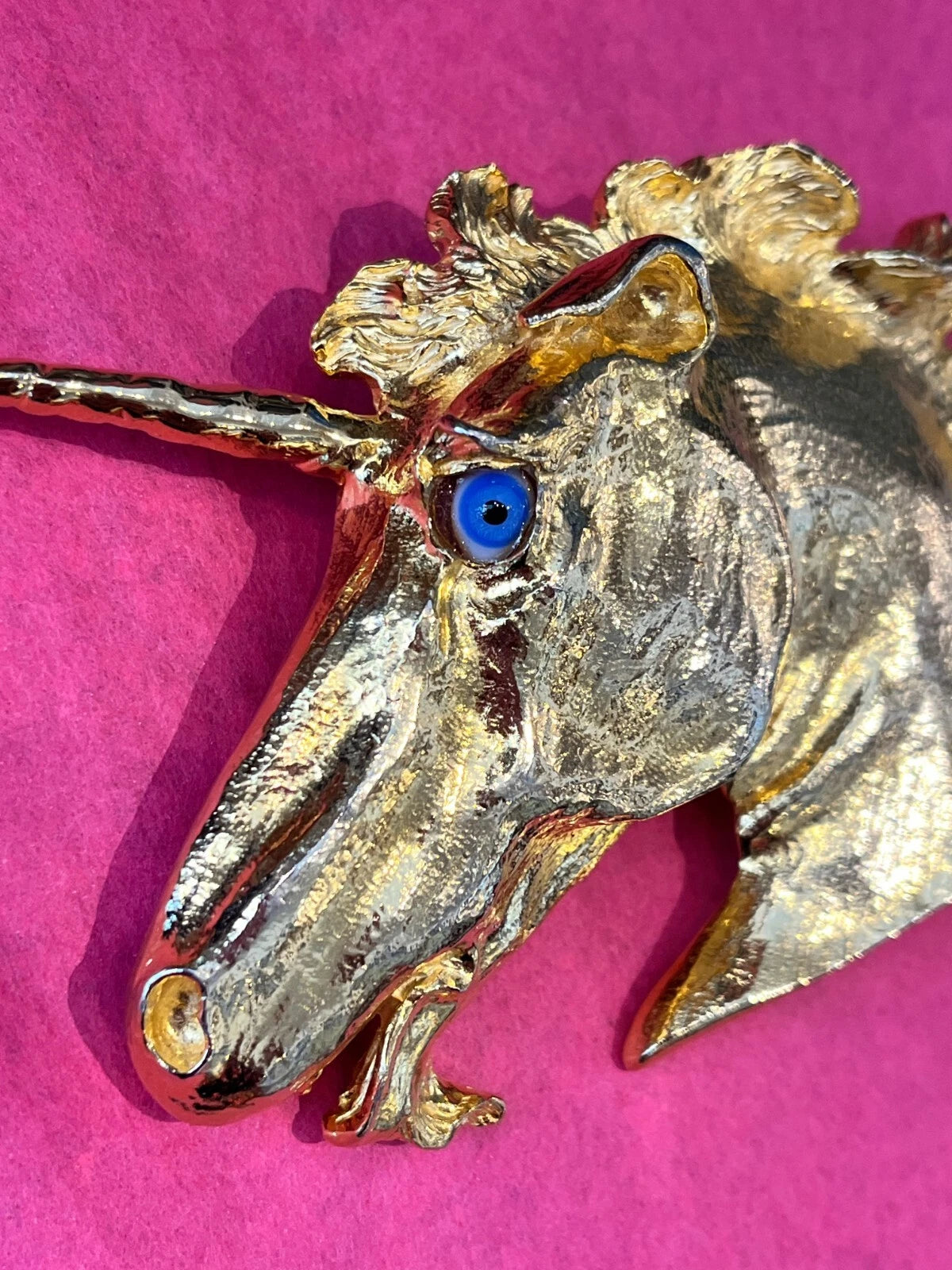 Christopher Ross Unicorn Belt Buckle-unworn