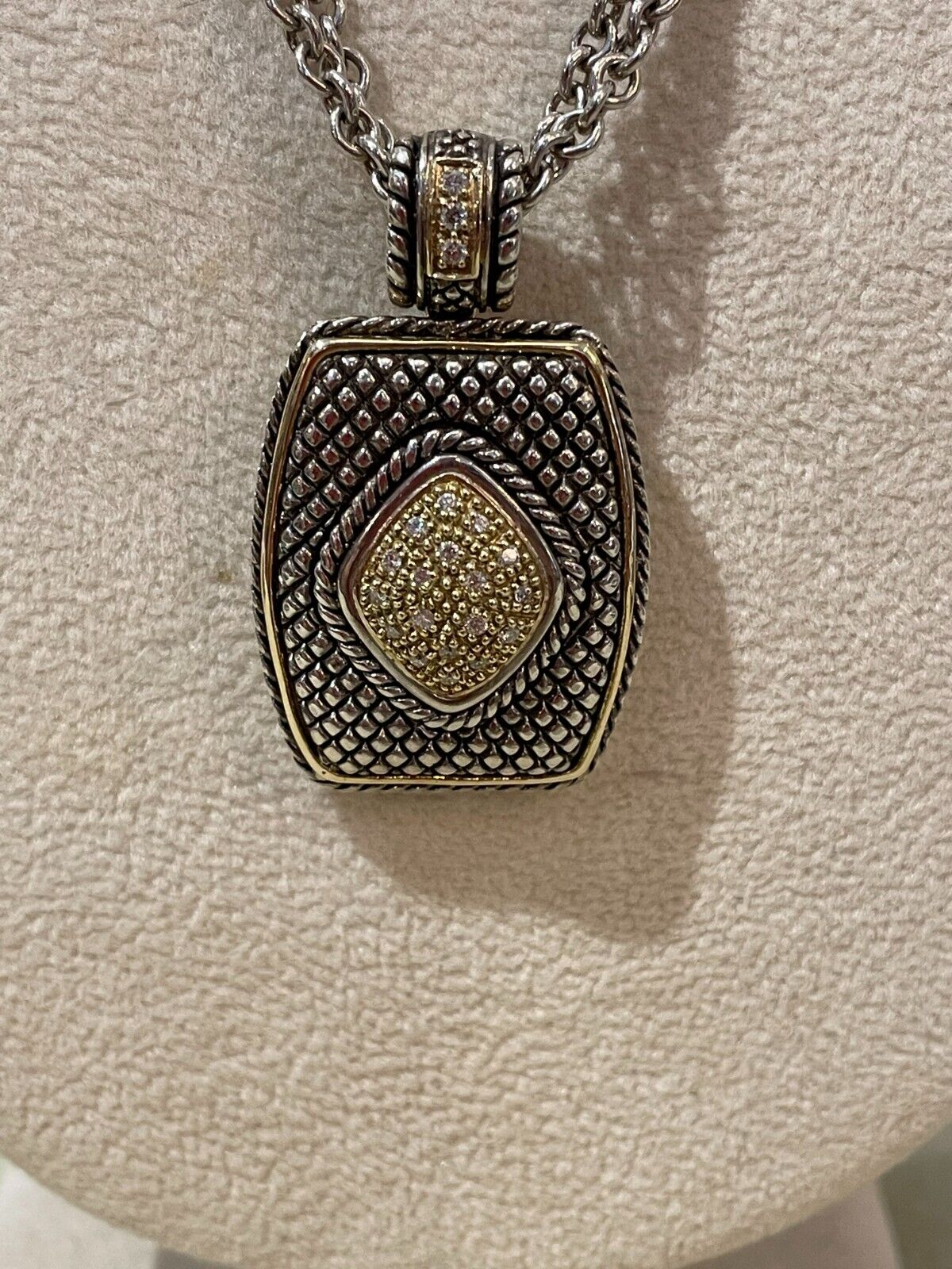 Andrea Candela Sterling, 18k Diamond Necklace