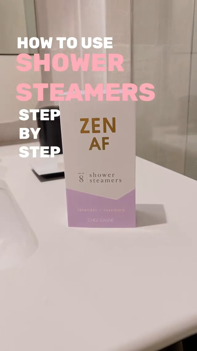 shower steamer how to use video