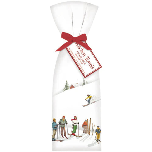Ski Slopes Christmas Kitchen Towel Set