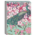Cherry Blossom Peacock Mini Notepad with Magnetic closure