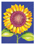 Sunflower Note Pad /  Purse Pad with Pen