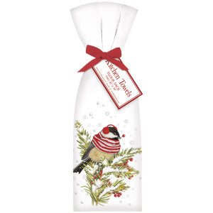 Chickadee Scarf Towel Set