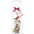 Stacked Winter Birds Holiday Christmas Kitchen Towel Set
