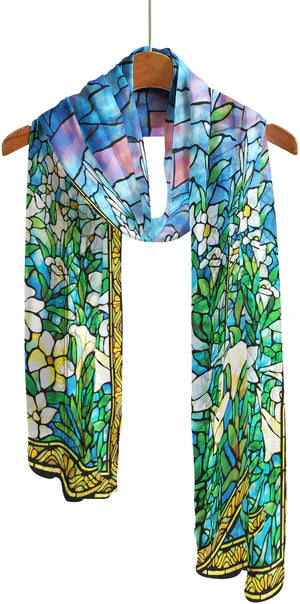 Tiffany Field of Lillies Sheer Scarf