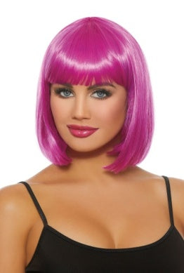 Pink Bob Costume Wig