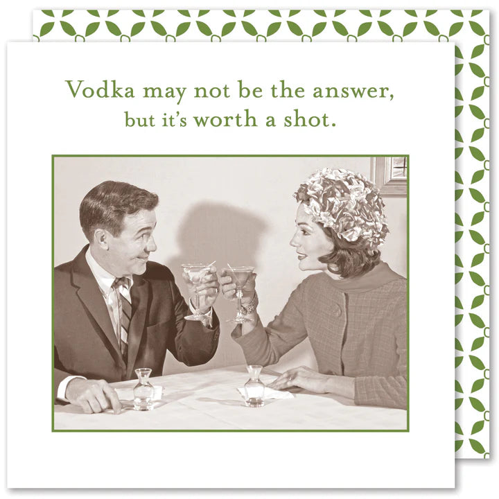Shannon Martin It's Worth a Shot Beverage Napkin