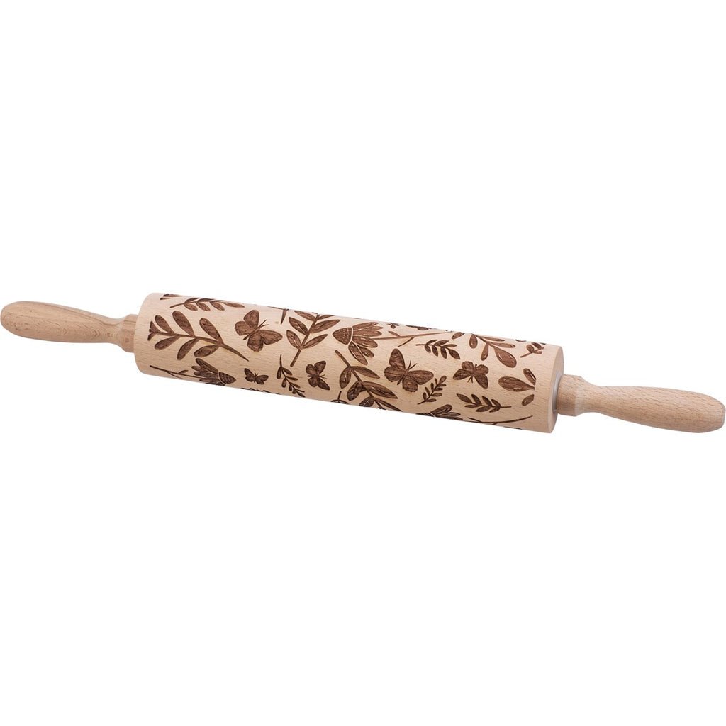 Primitives by Kathy Butterfly Printed Rolling Pin