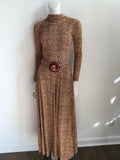 vintage 1970s b.cohen cotton leopard print jumpsuit 