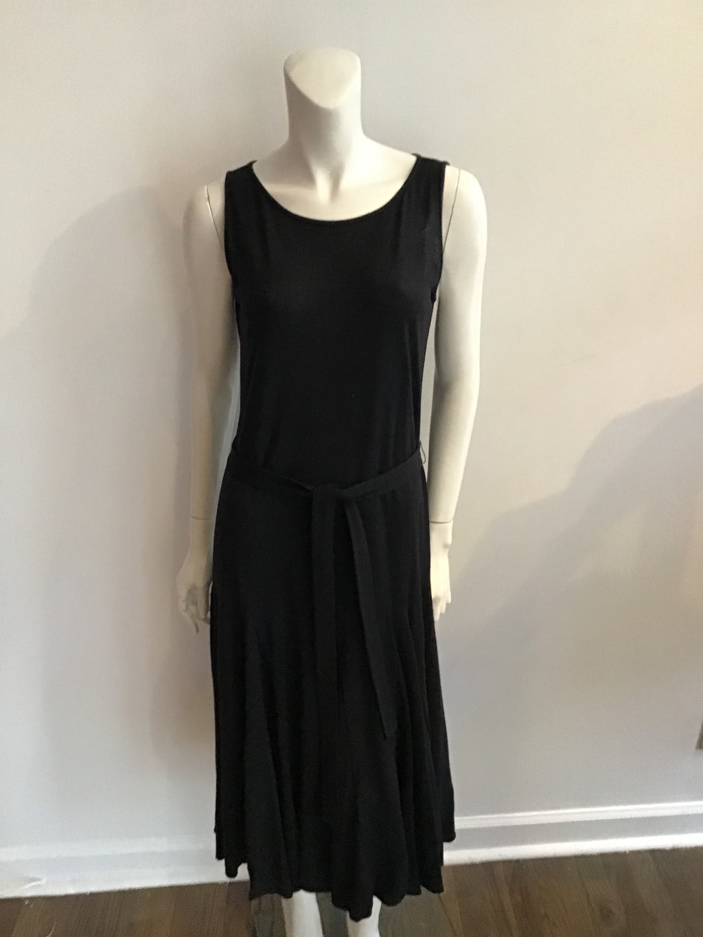 vintage 1970s giorgio saint'angelo black knit dress