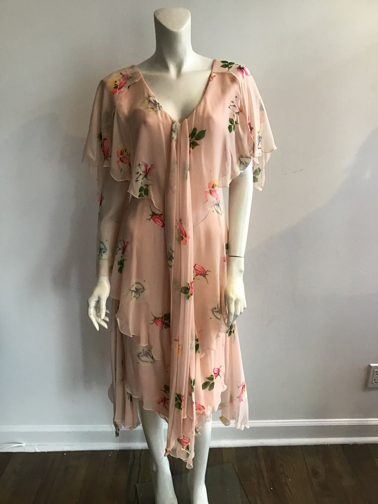 pink chiffon vintage holly harp dress Greenwich Connecticut gift shop vintage clothing store
