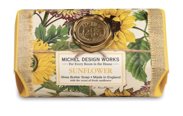 Michel Design Works Sunflower Shea Butter Bath Soap Bar