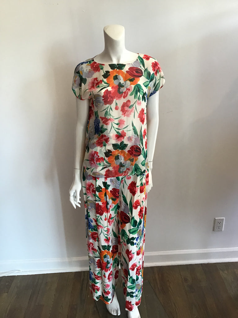2000 Mary Ann Restivo 4 Piece Lounging Outfit Size 6