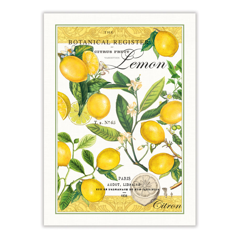 Michel Design Works Lemon Basil Kitchen Towel