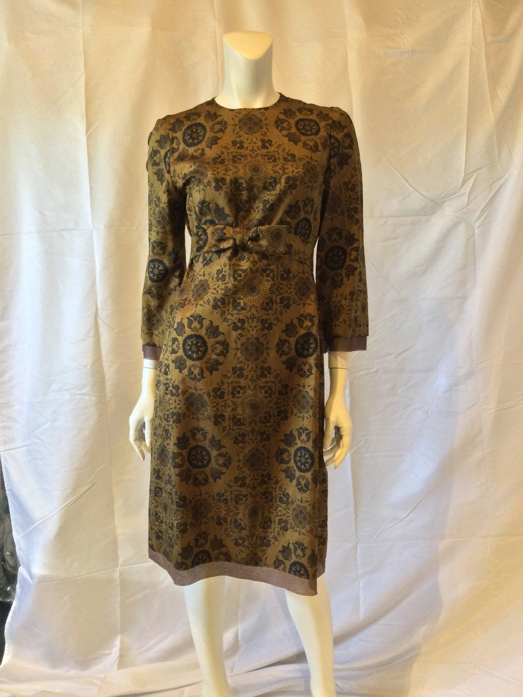 vintage 1960s chinese silk dress