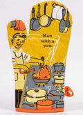 Man with a pan oven mitt Greenwich Connecticut gift shop