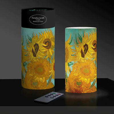 Raincaper Van Gogh Sunflower LED Candle