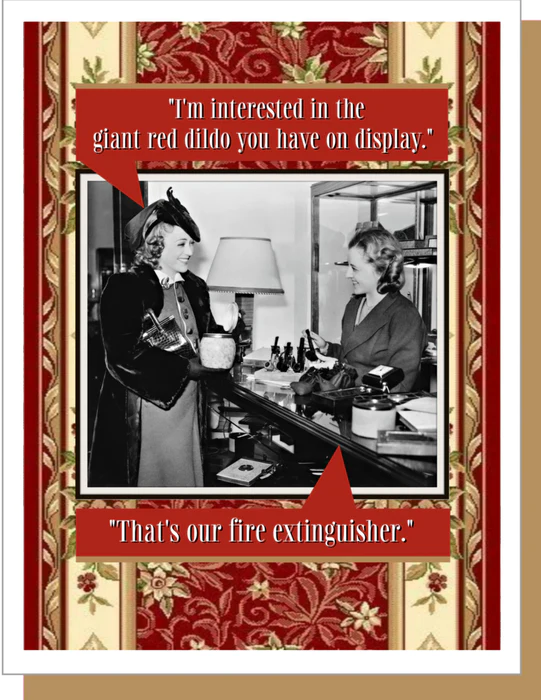 Fire Extinguisher Card