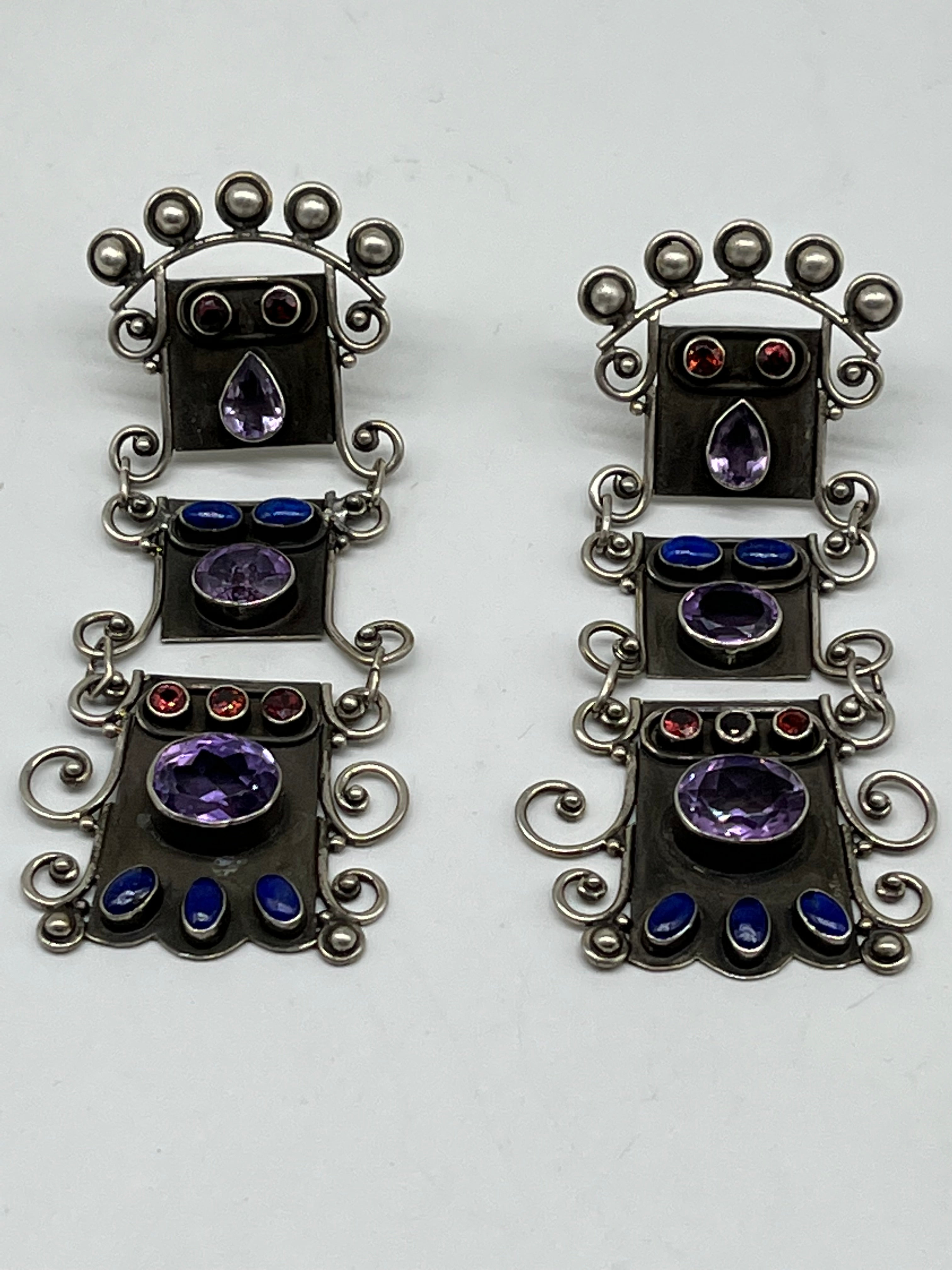 Sterling Mexican Earrings