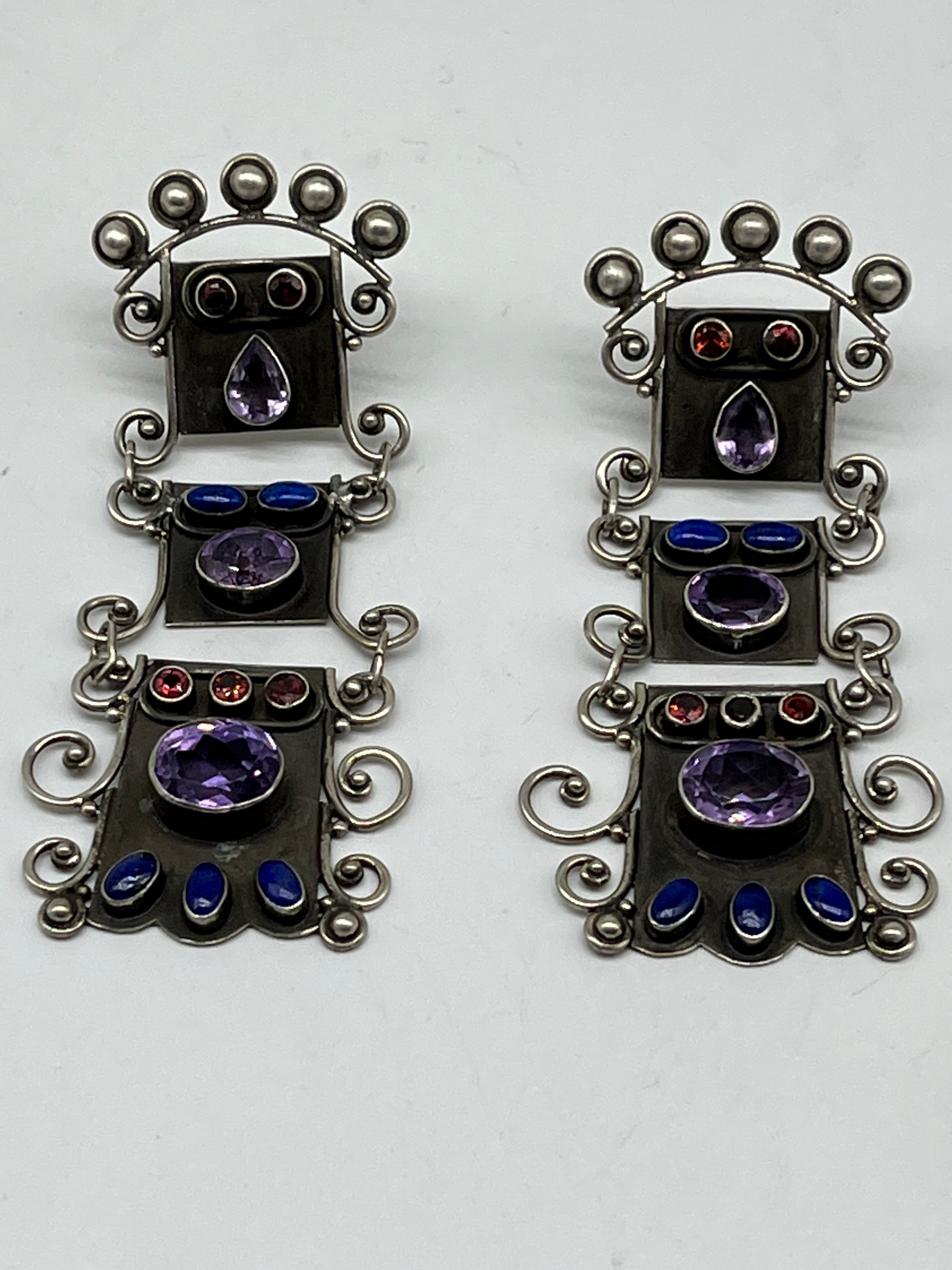 Sterling Mexican Earrings