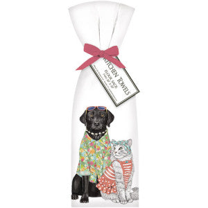 Mary Lake Thompson Beach Pets Kitchen Towel