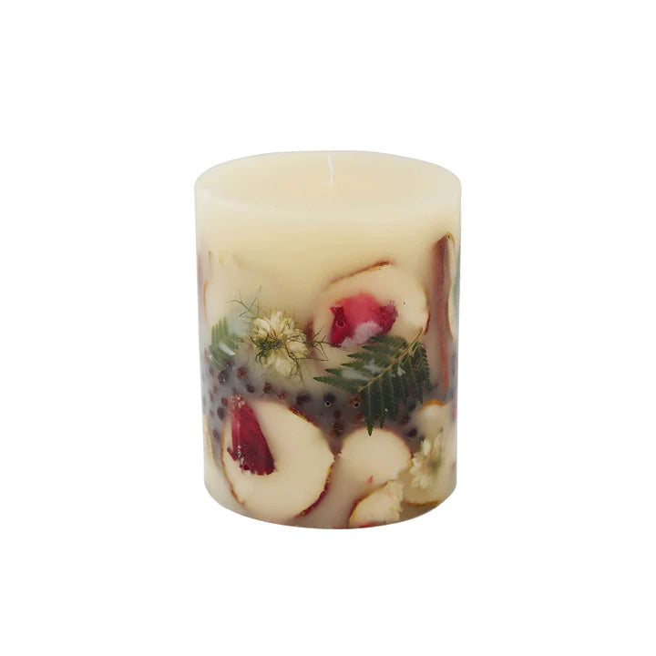 ROSY RINGS SPICY APPLE SMALL ROUND BOTANICAL CANDLE