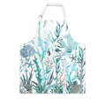 Michel Design Works Ocean Tide  light blue print chef apron