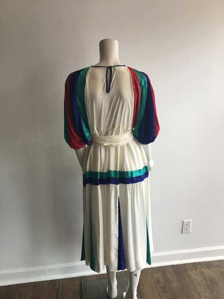 s Diane Freis Cream Silk Dress – Sophia's Gallery