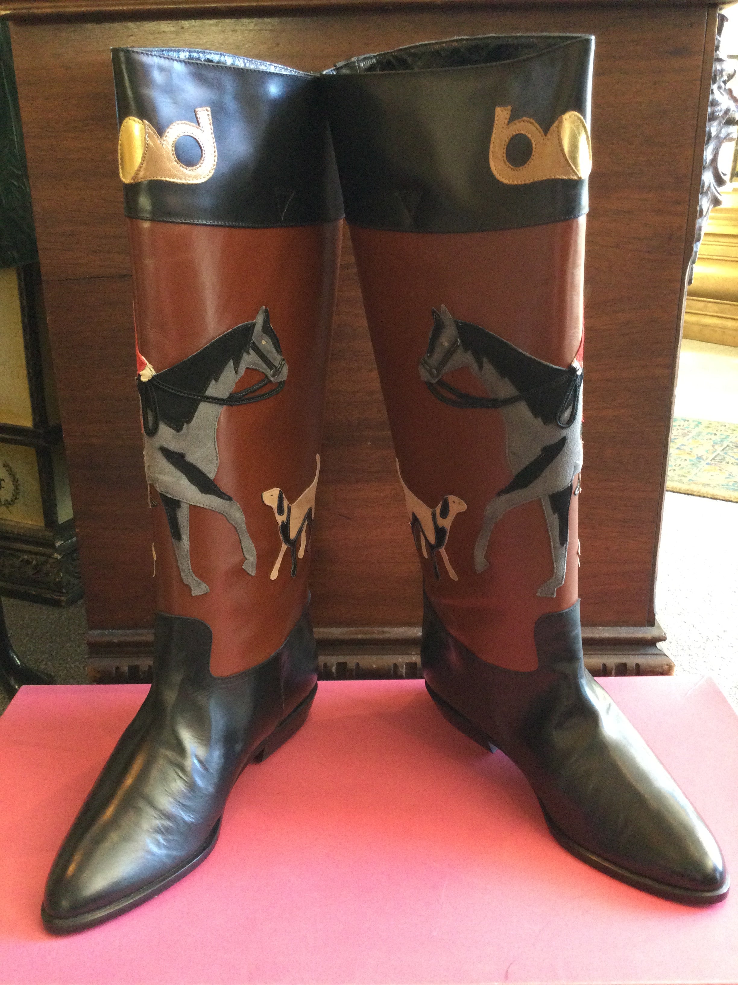 Beverly Feldman 80s Equestrian Boots