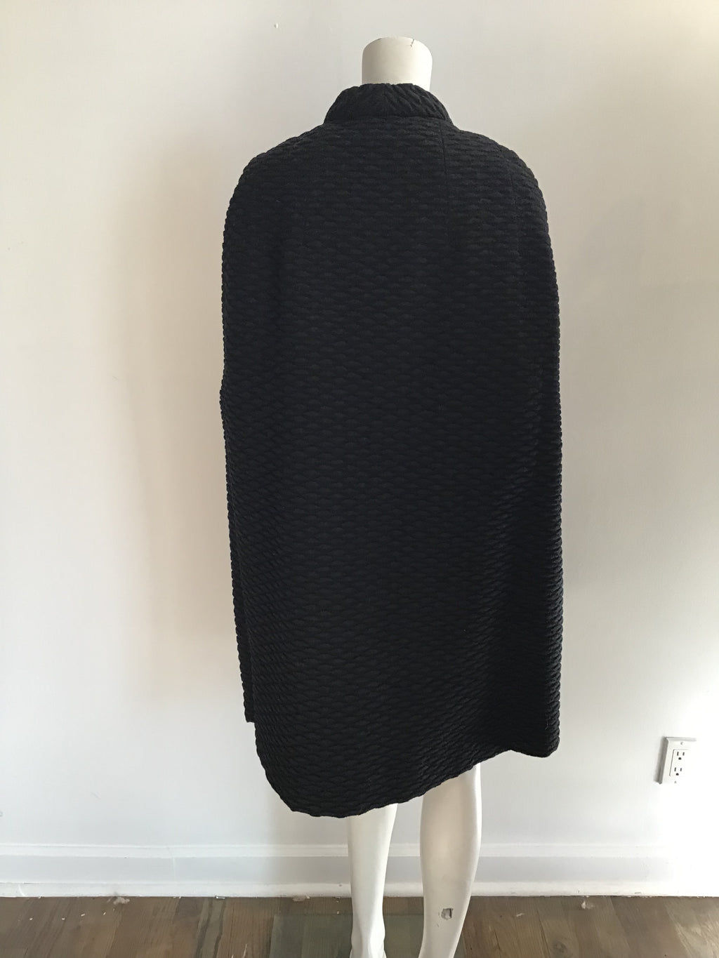 1950's Frank Gallant woven cotton/wool blend Evening Coat-one size