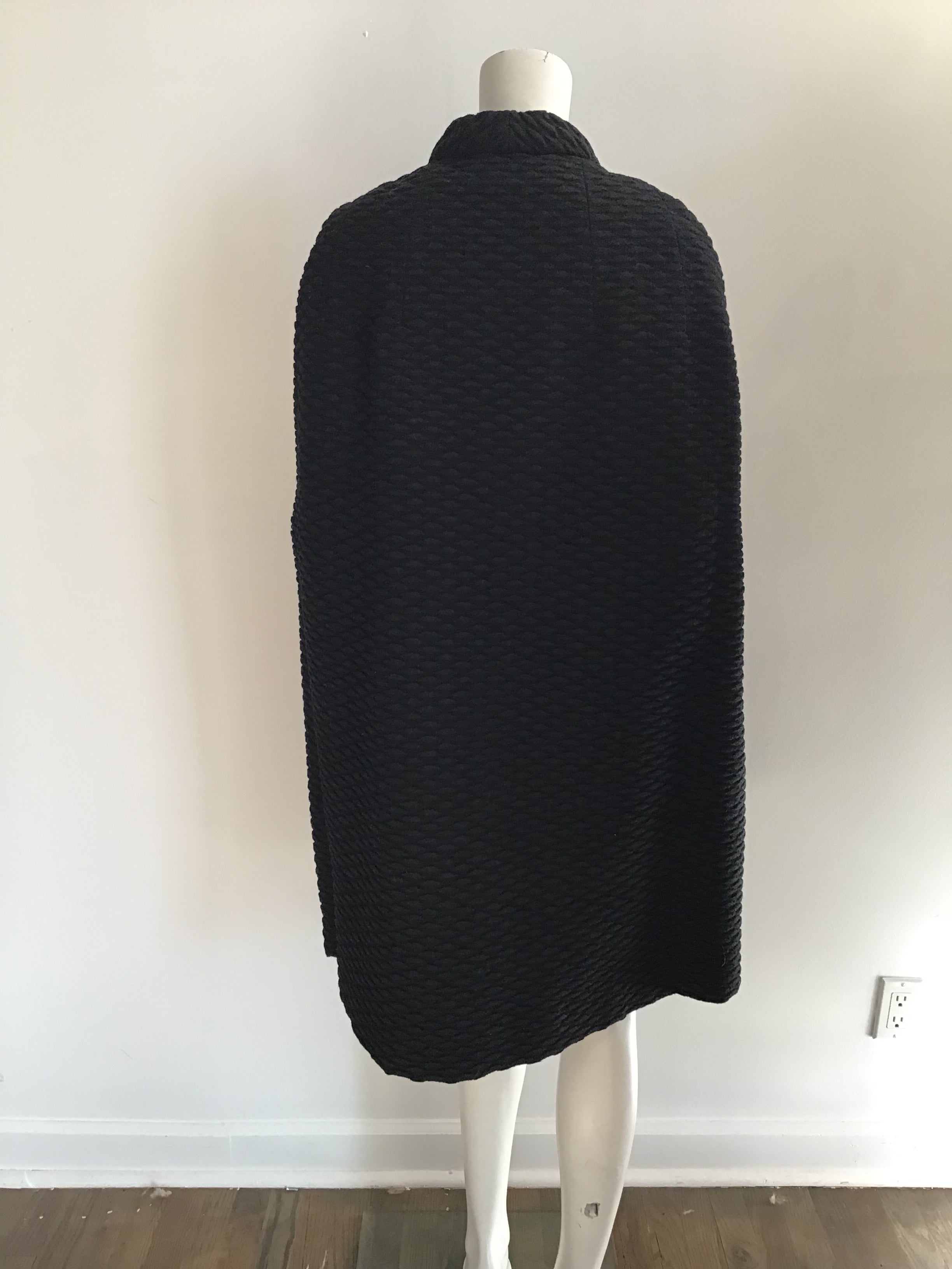 1950's Frank Gallant woven cotton/wool blend Evening Coat-one size
