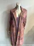 Spectaclar printed suede Ungaro Asian 