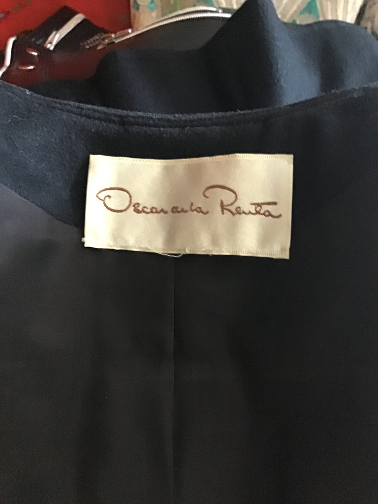 1980s Oscar de La Renta Cocktail suit Size 8
