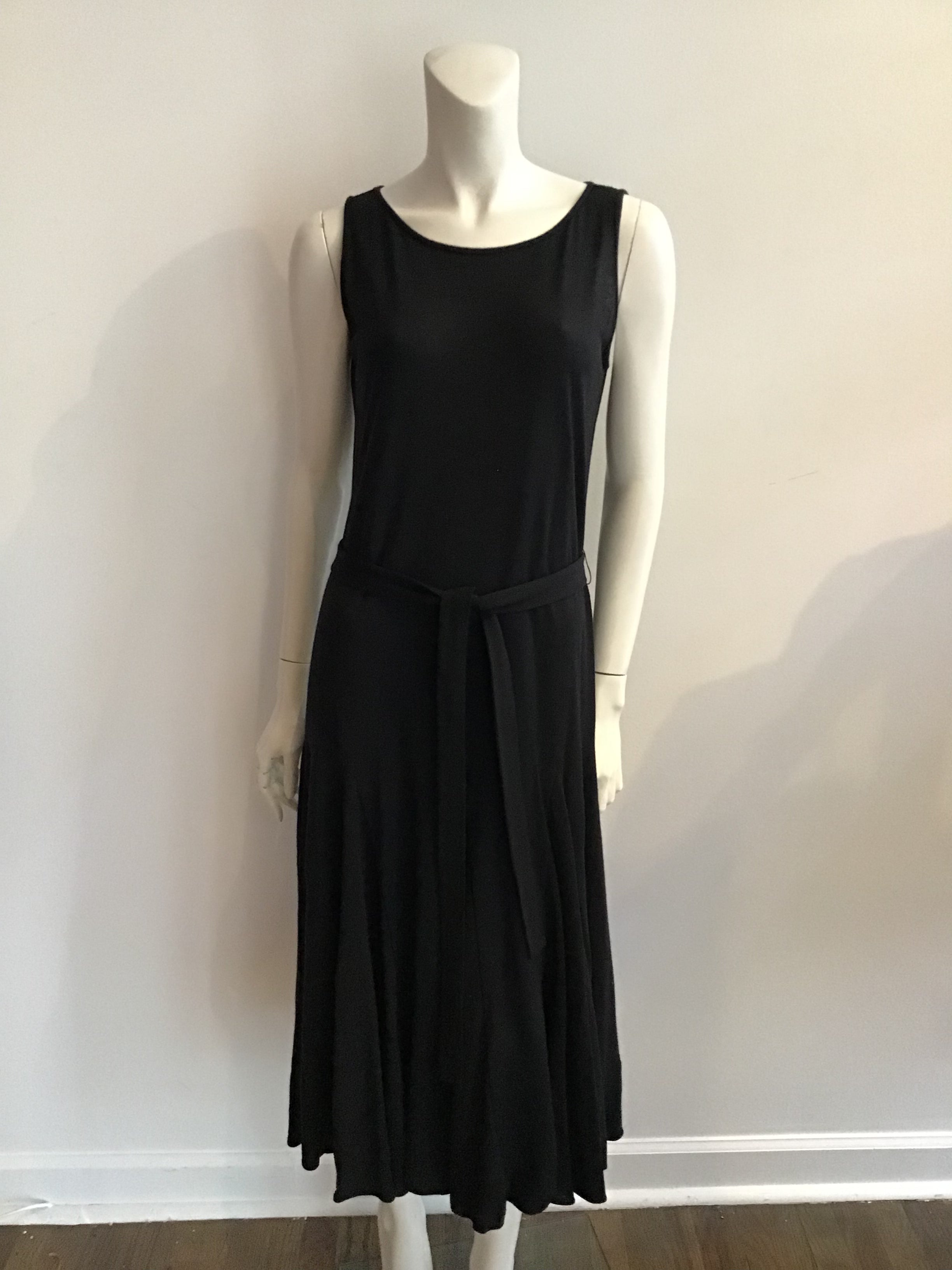 1970s Giorgio Saint’Angelo Black Knit Dress
